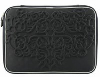 Capa para Ipad e Tablet em alto-relevo Preta / Prata